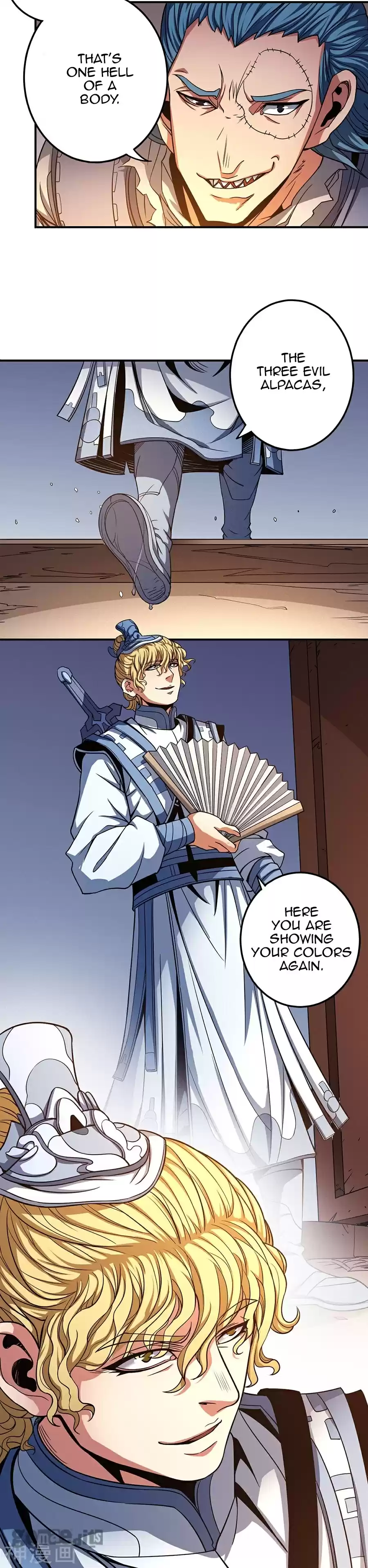 God of Martial Arts Vol. 2 Ch. 101.2 Foot Of The Golden Zi Mountain(2)