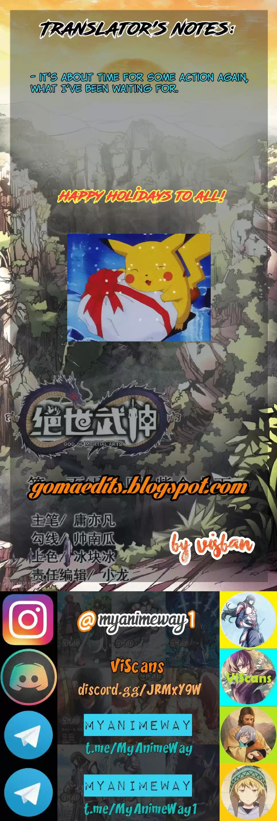 God of Martial Arts Vol. 2 Ch. 101.2 Foot Of The Golden Zi Mountain(2)