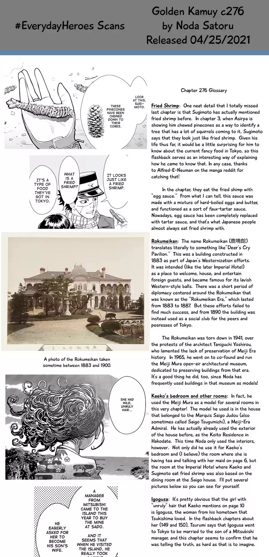 Golden Kamui Chapter 276
