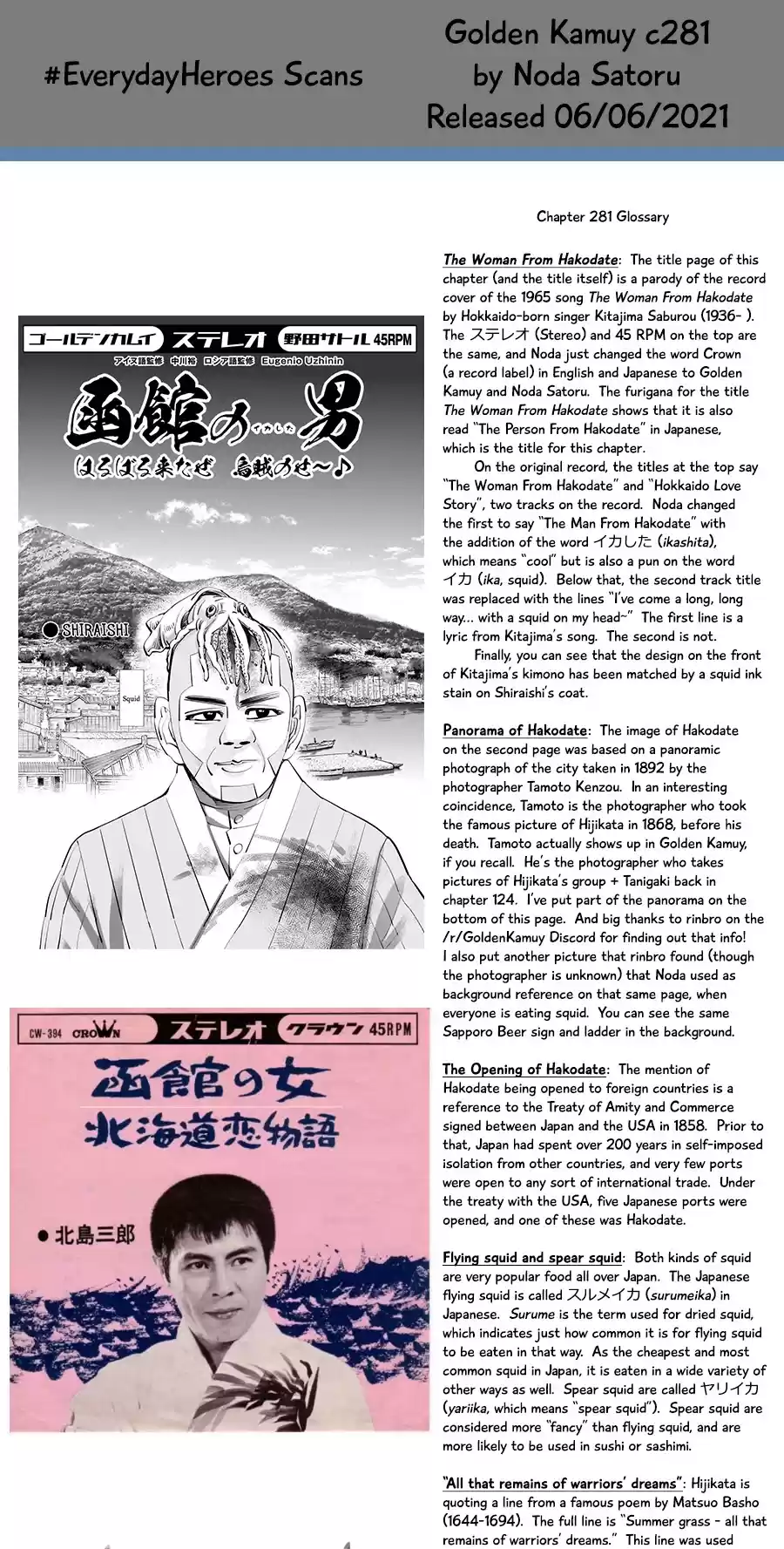 Golden Kamui Chapter 281