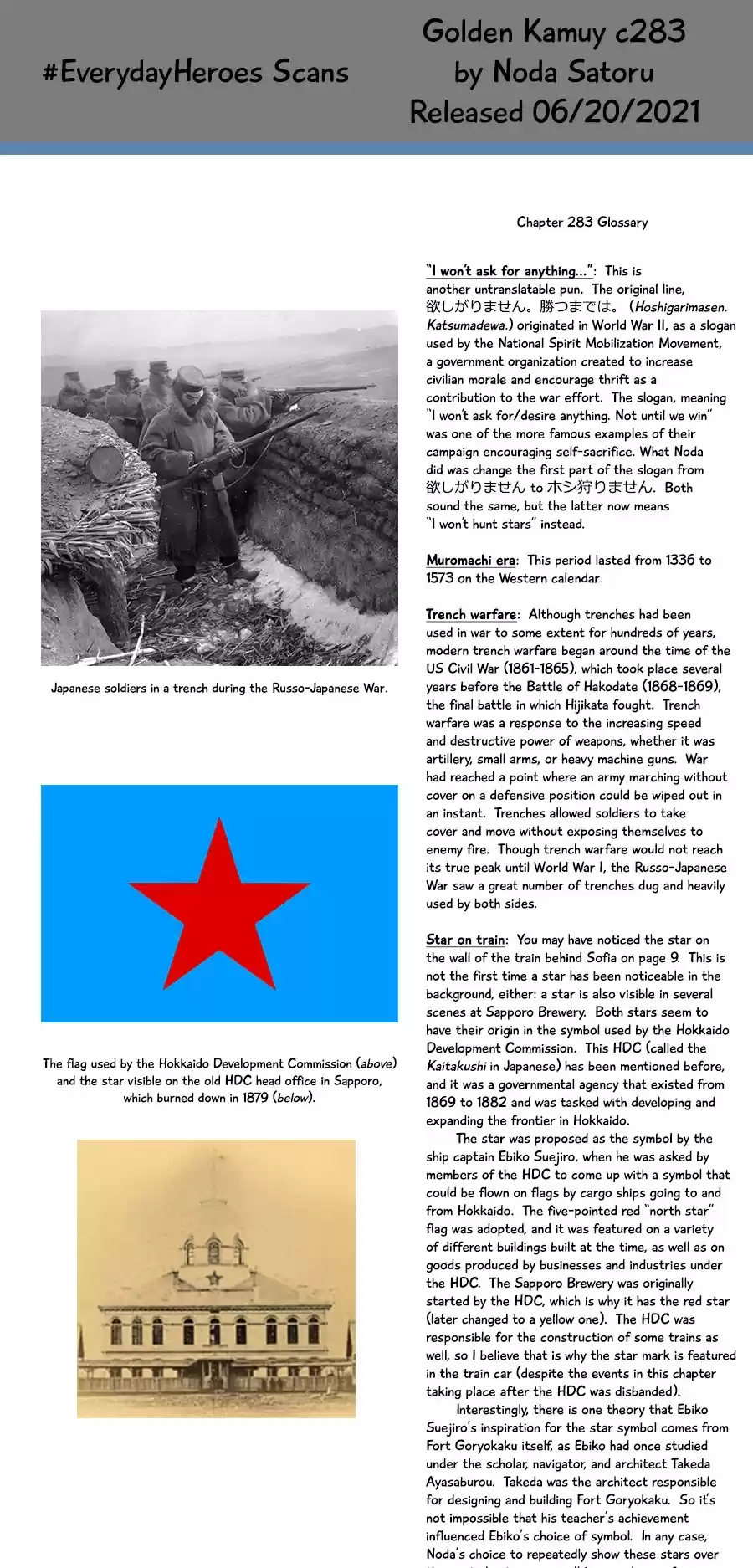 Golden Kamui Chapter 283