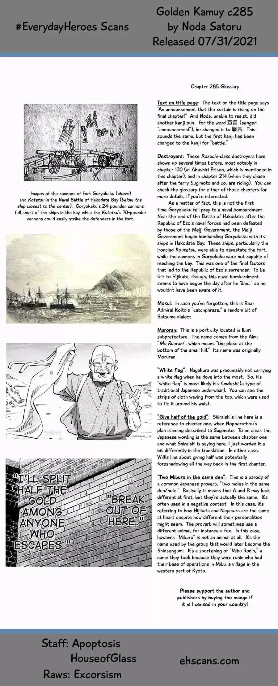 Golden Kamuy 285 Final Battle
