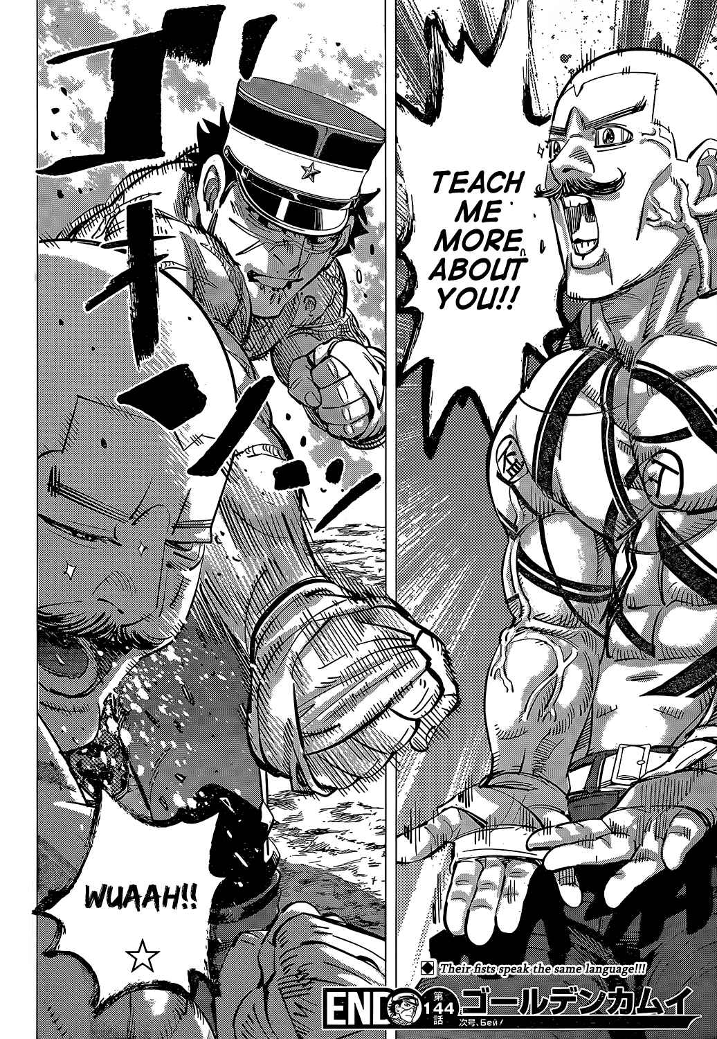 Golden Kamuy Ch. 144 Clash! Wall Deathmatch