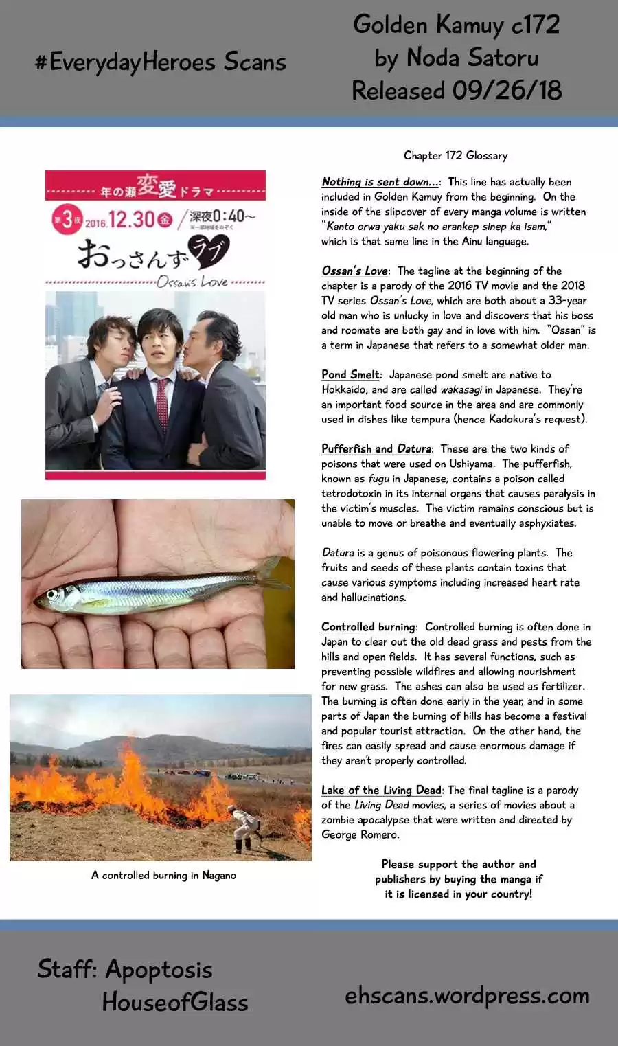 Golden Kamuy Ch. 172 On the Shores of Lake Akan