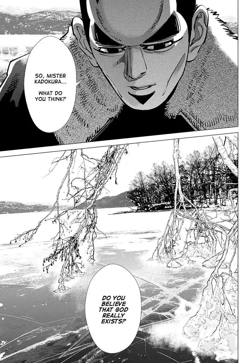 Golden Kamuy Ch. 174 Running Across the Middle of Lake Akan