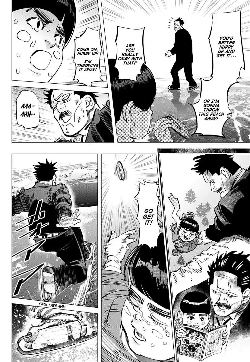 Golden Kamuy Ch. 174 Running Across the Middle of Lake Akan