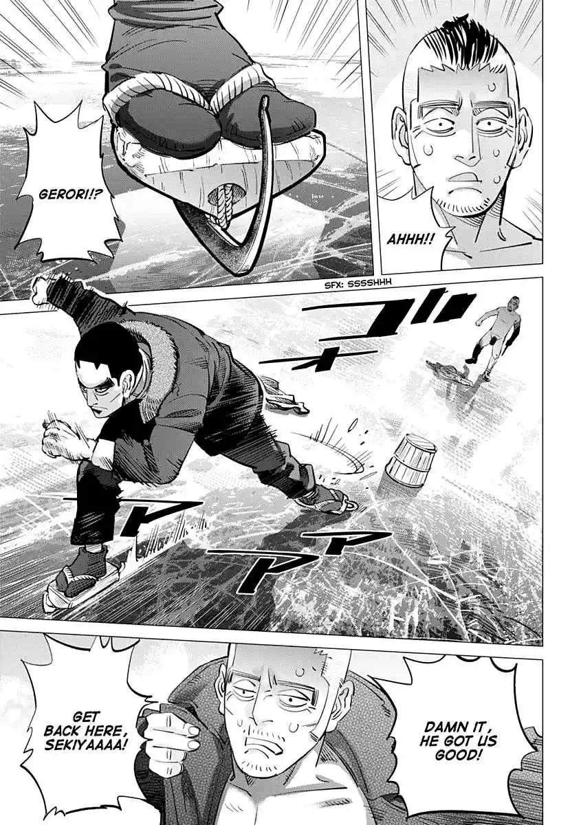 Golden Kamuy Ch. 174 Running Across the Middle of Lake Akan