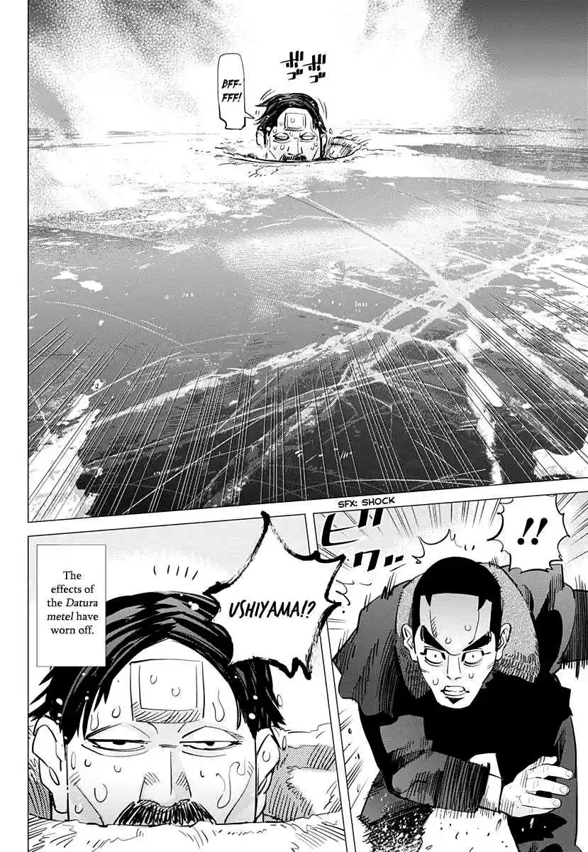 Golden Kamuy Ch. 174 Running Across the Middle of Lake Akan