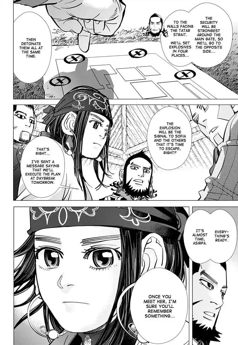 Golden Kamuy Ch. 180 Akou Prison Break