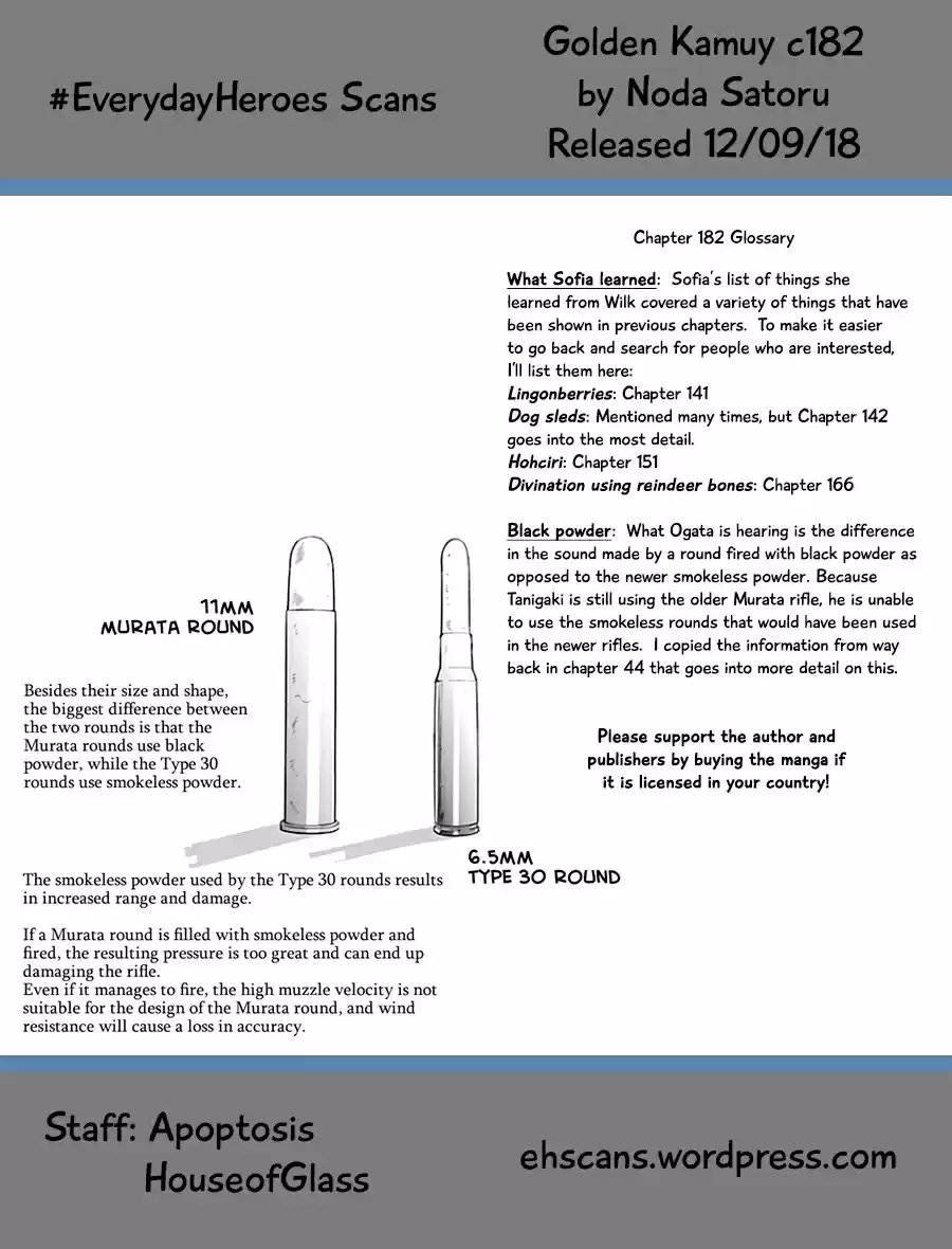 Golden Kamuy Ch. 182 The Things About My Father That I Didn't Know