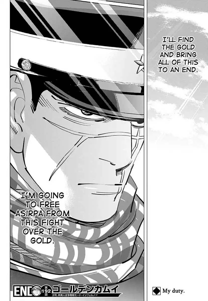 Golden Kamuy Ch. 192 Contract Renewed