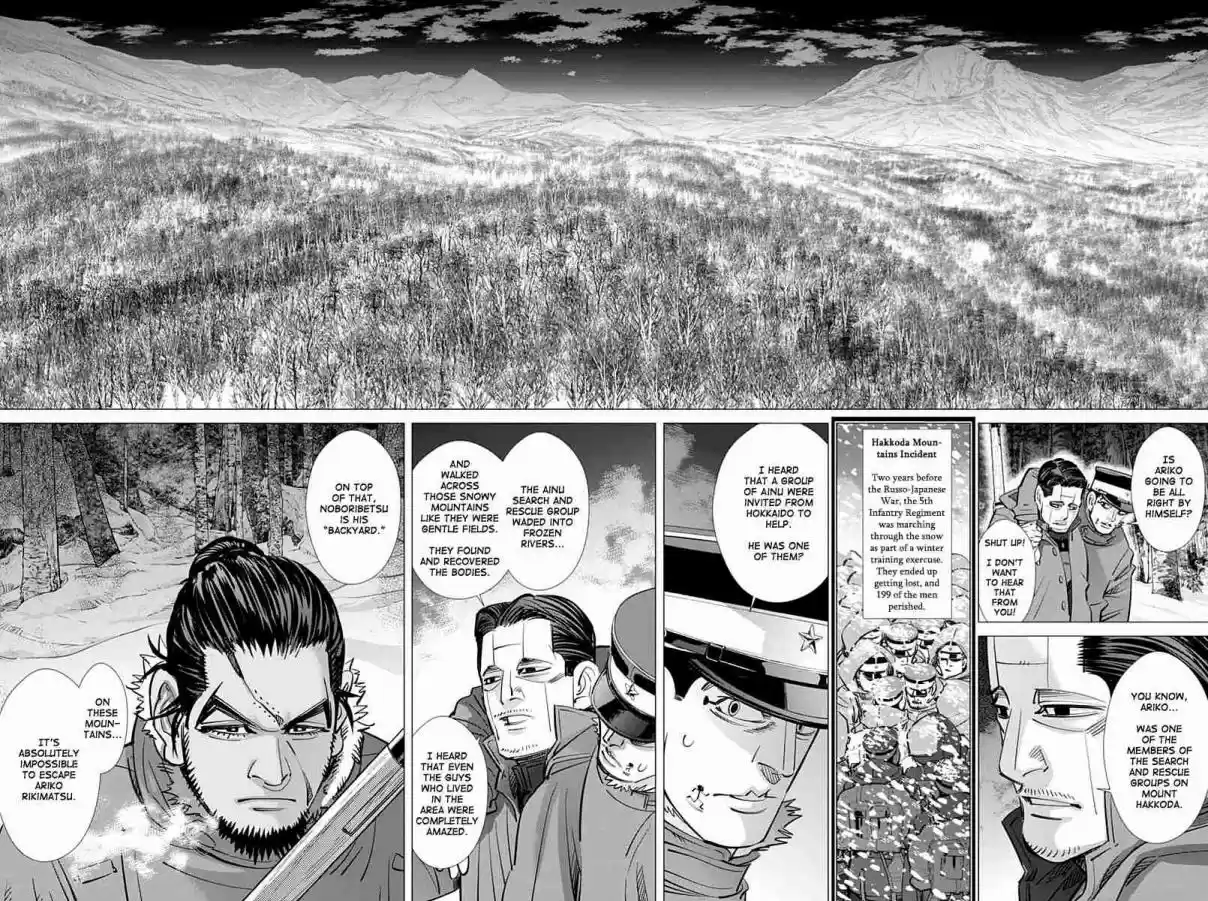 Golden Kamuy Ch. 195 Ariko's Backyard