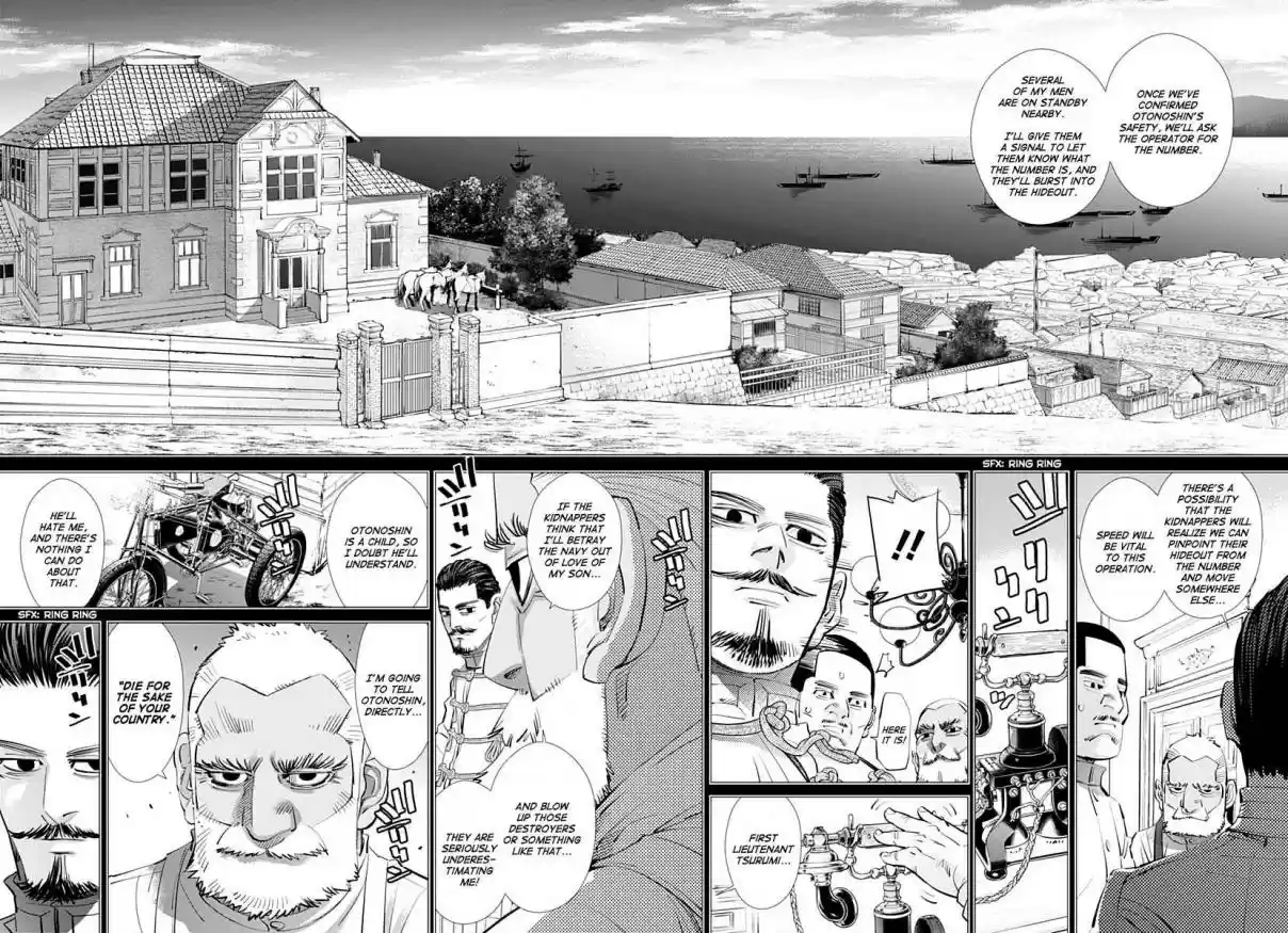 Golden Kamuy Ch. 199 The Russian Consulate on the Hill