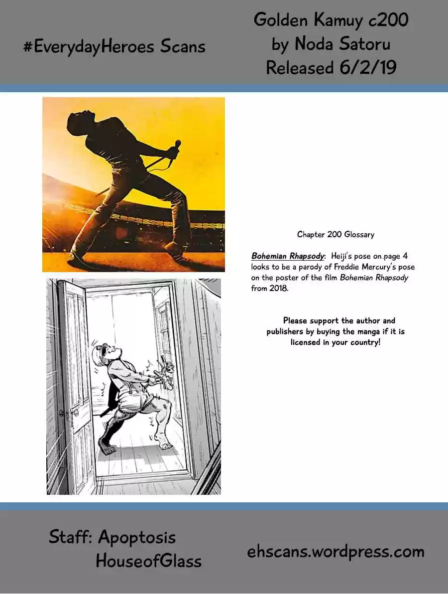 Golden Kamuy Ch. 200 The Tsukisappu Anpan Person
