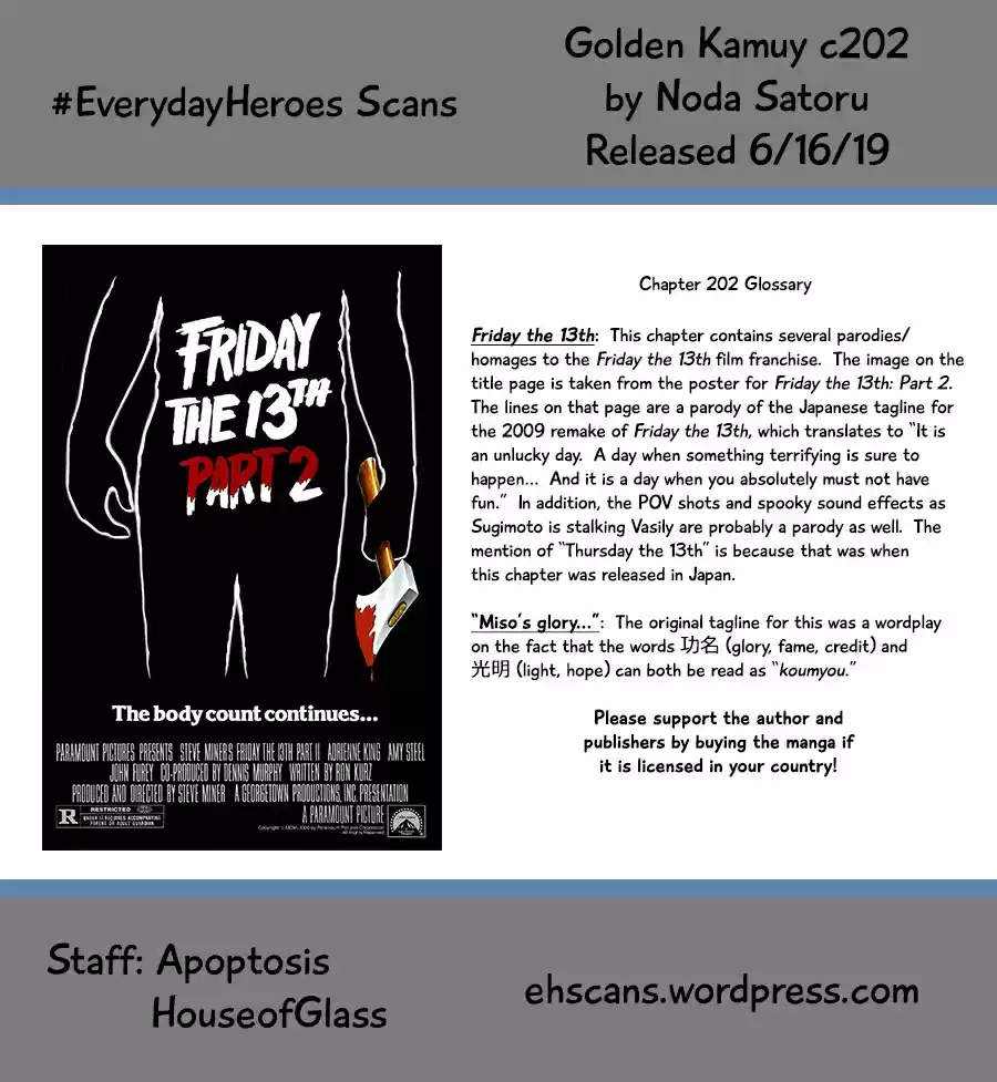 Golden Kamuy Ch. 202 Sniper's Nightmare