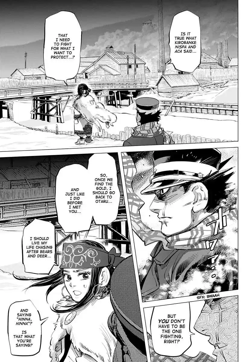 Golden Kamuy Ch. 206 The Distance Between the Two of Them