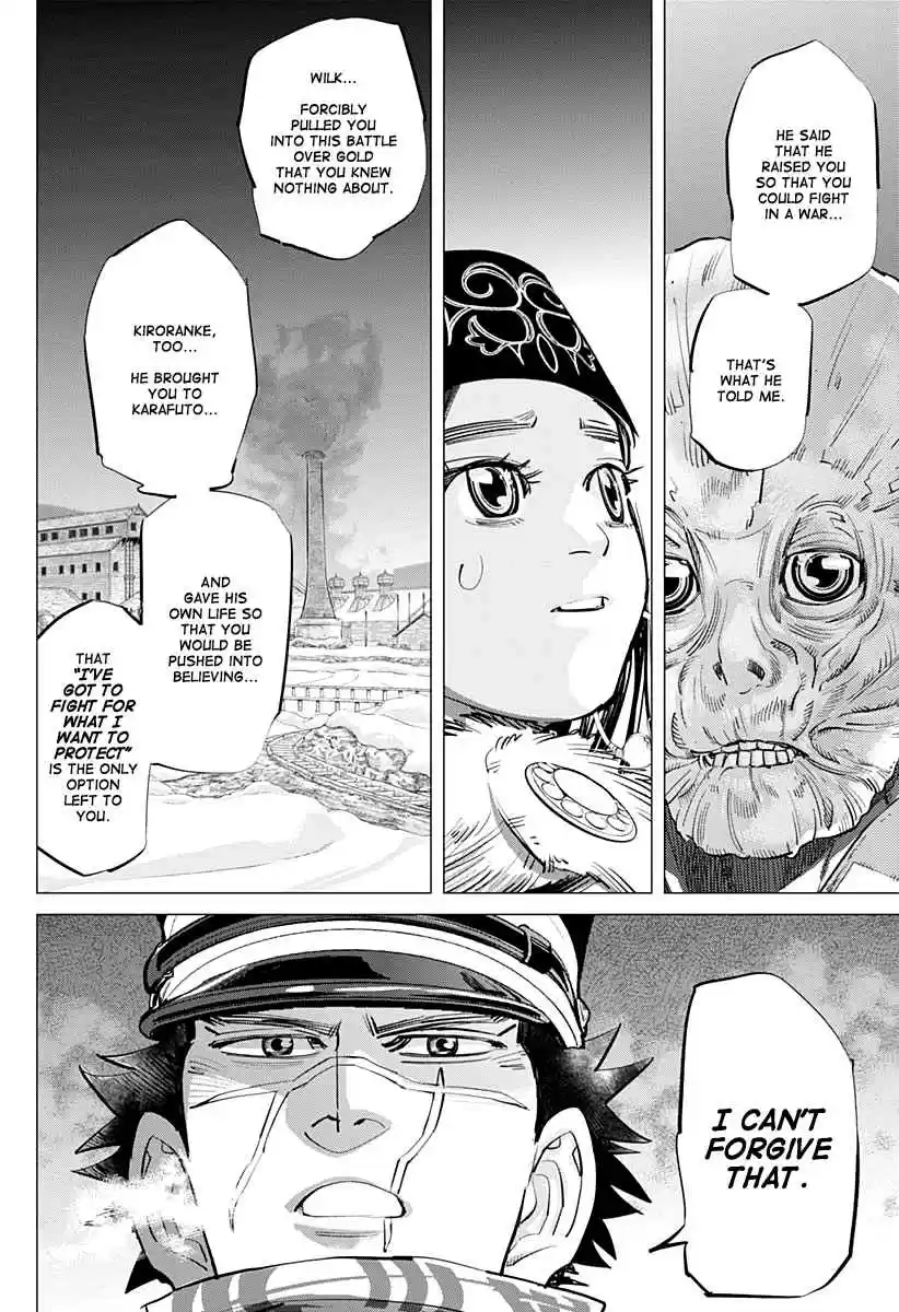 Golden Kamuy Ch. 206 The Distance Between the Two of Them