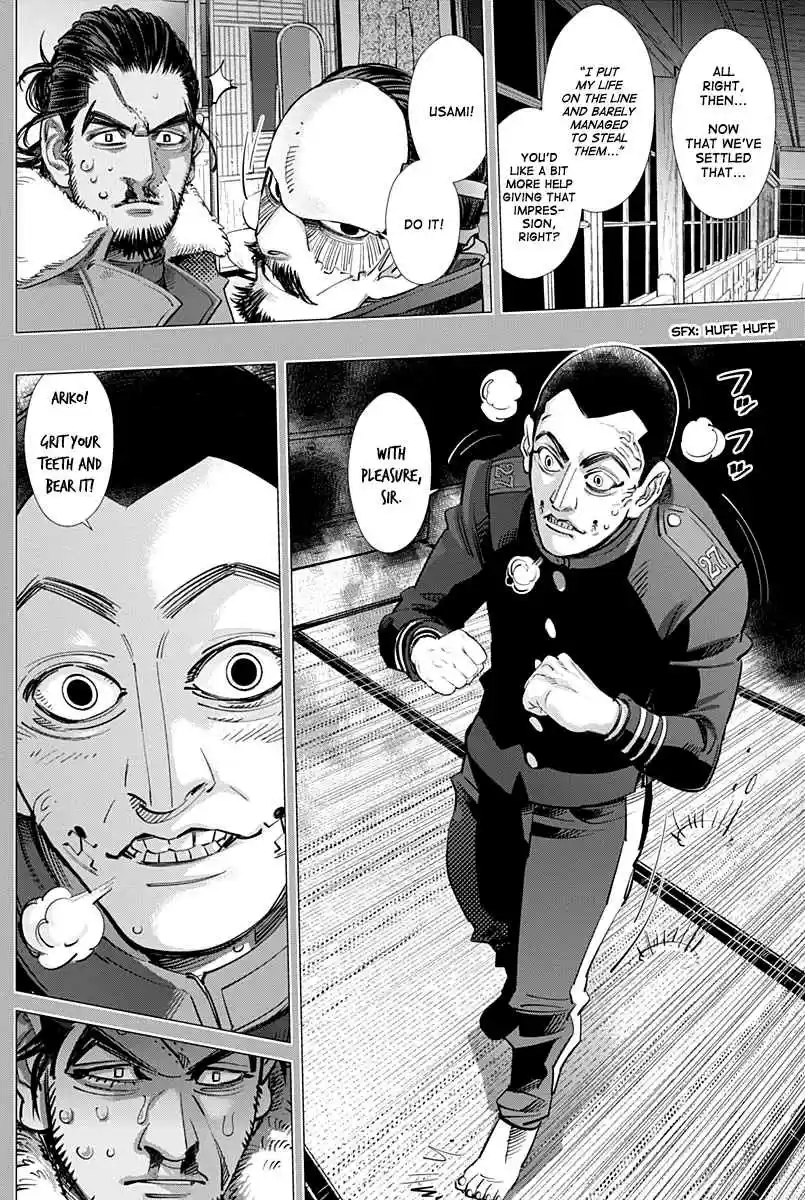 Golden Kamuy Ch. 208 A Grey That is Almost Indistinguishable From Black