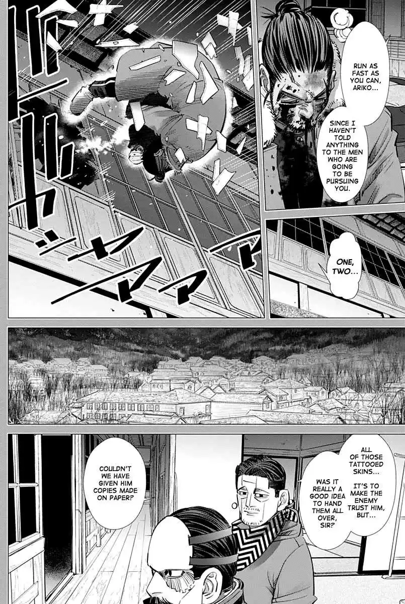 Golden Kamuy Ch. 208 A Grey That is Almost Indistinguishable From Black