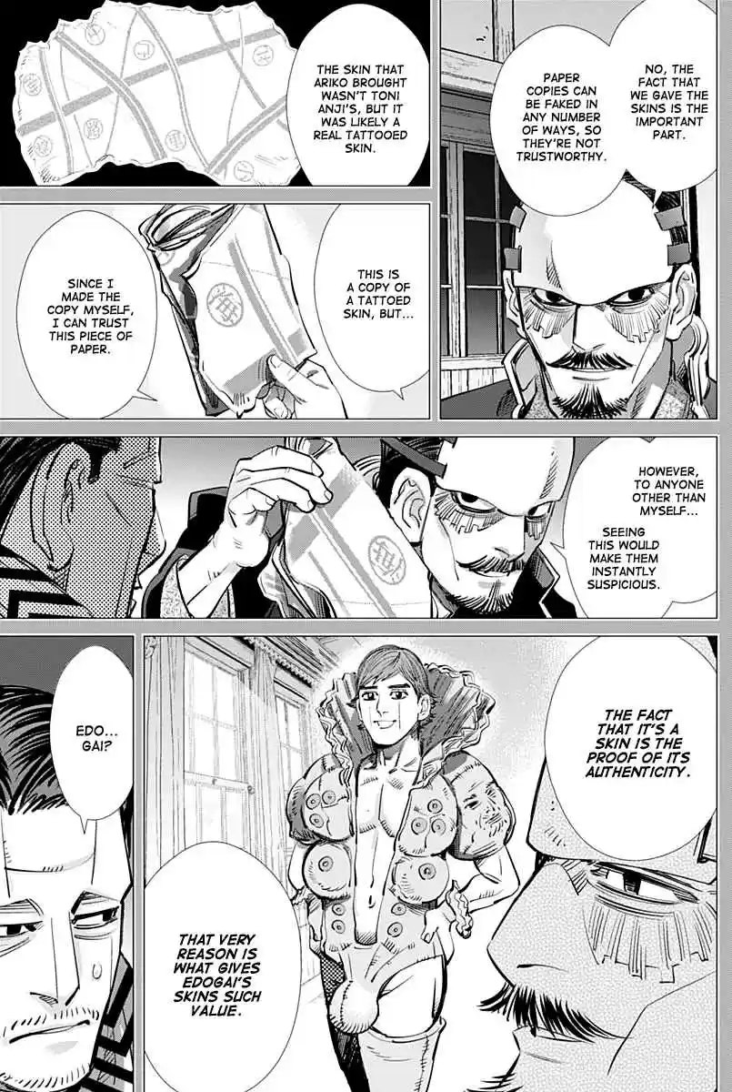 Golden Kamuy Ch. 208 A Grey That is Almost Indistinguishable From Black