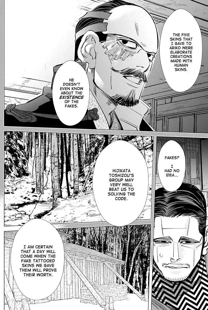 Golden Kamuy Ch. 208 A Grey That is Almost Indistinguishable From Black