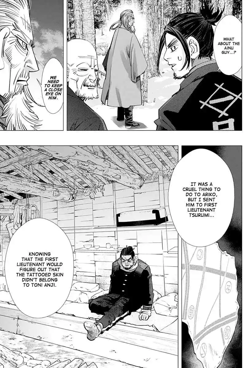 Golden Kamuy Ch. 208 A Grey That is Almost Indistinguishable From Black