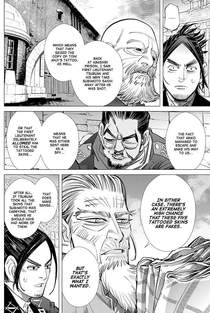 Golden Kamuy Ch. 208 A Grey That is Almost Indistinguishable From Black