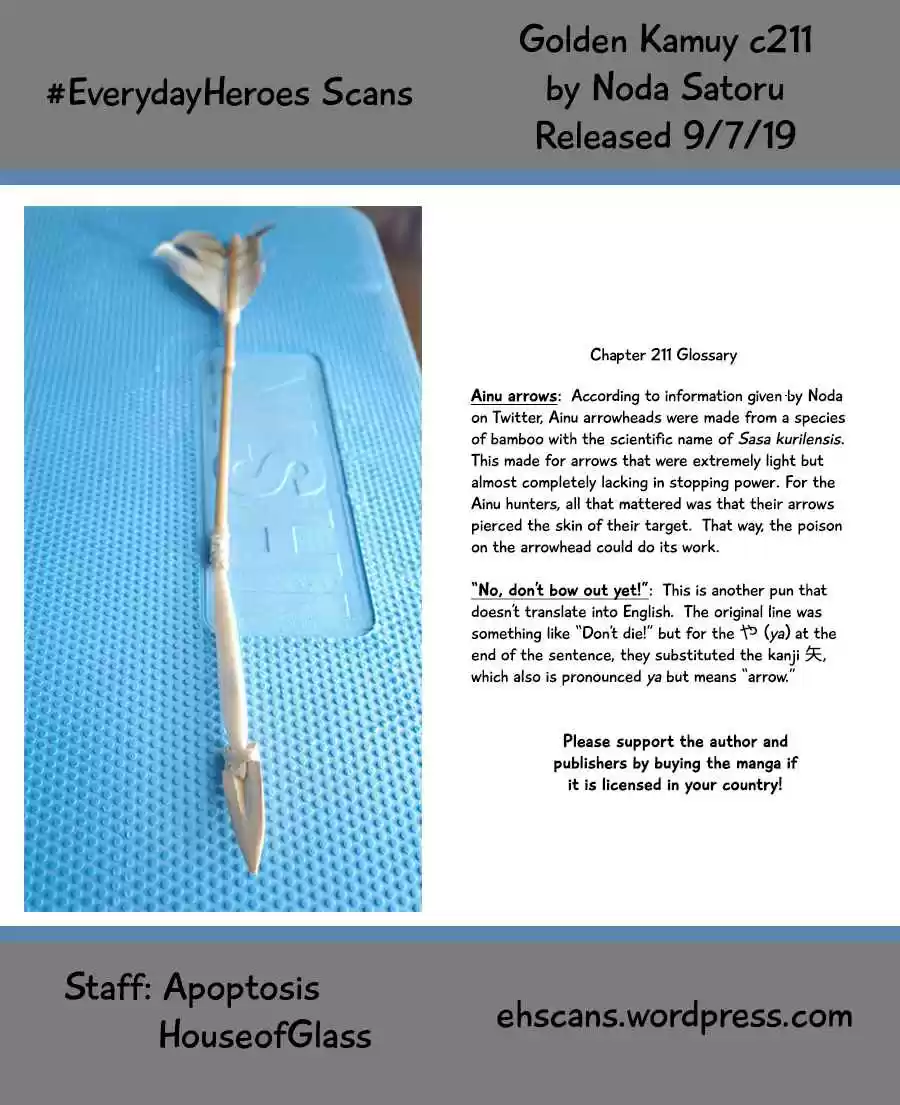 Golden Kamuy Ch. 211 Furious Shiraishi