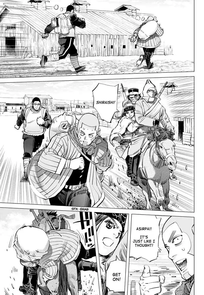 Golden Kamuy Ch. 213 Escape from Karafuto
