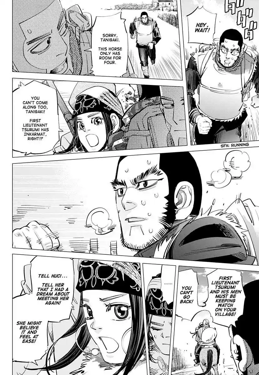 Golden Kamuy Ch. 213 Escape from Karafuto