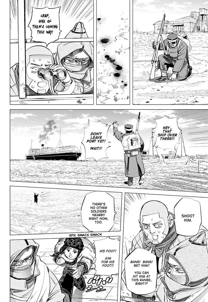 Golden Kamuy Ch. 213 Escape from Karafuto