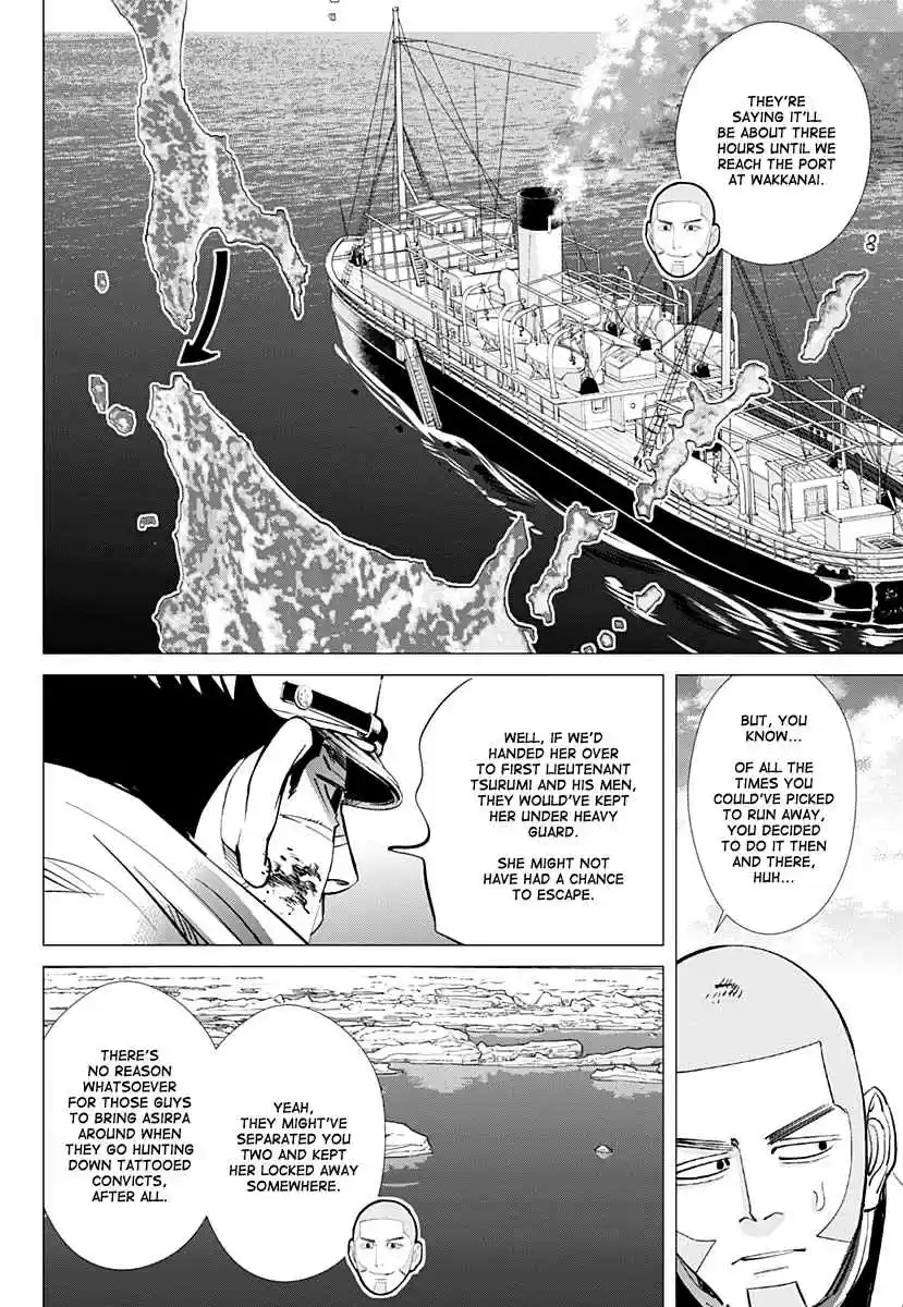 Golden Kamuy Ch. 213 Escape from Karafuto