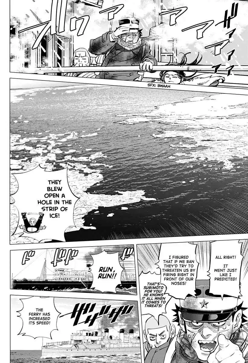 Golden Kamuy Ch. 214 Ikazuchi Class Destroyer vs. Karafuto Ferry