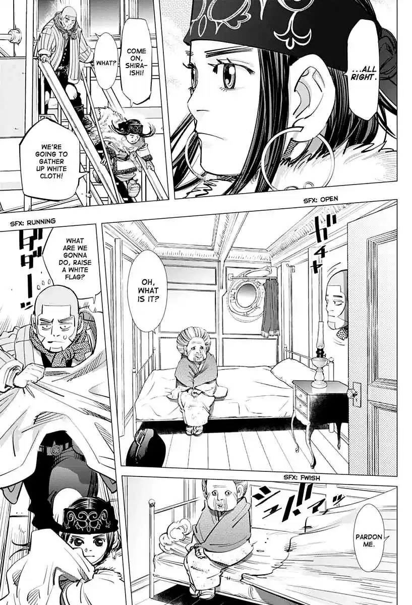 Golden Kamuy Ch. 214 Ikazuchi Class Destroyer vs. Karafuto Ferry