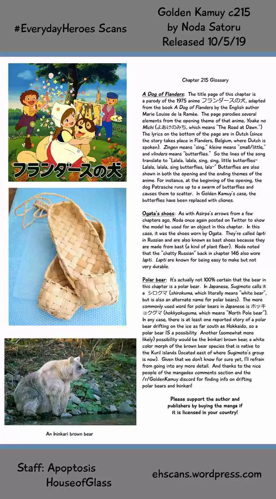 Golden Kamuy Ch. 215 Angels of the Drift Ice