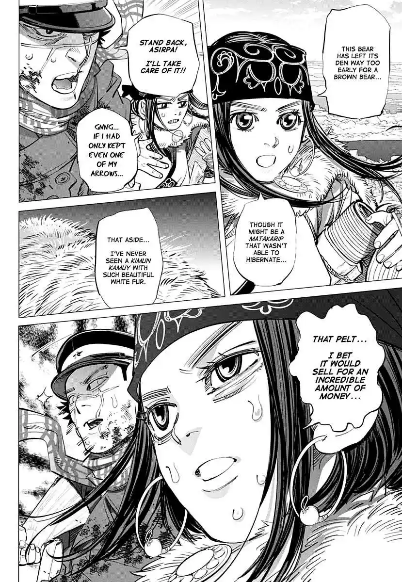 Golden Kamuy Ch. 216 Mysterious White Bear