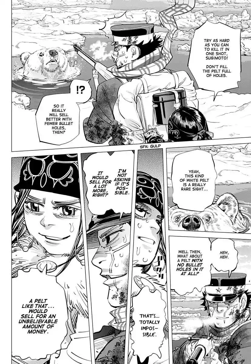 Golden Kamuy Ch. 216 Mysterious White Bear