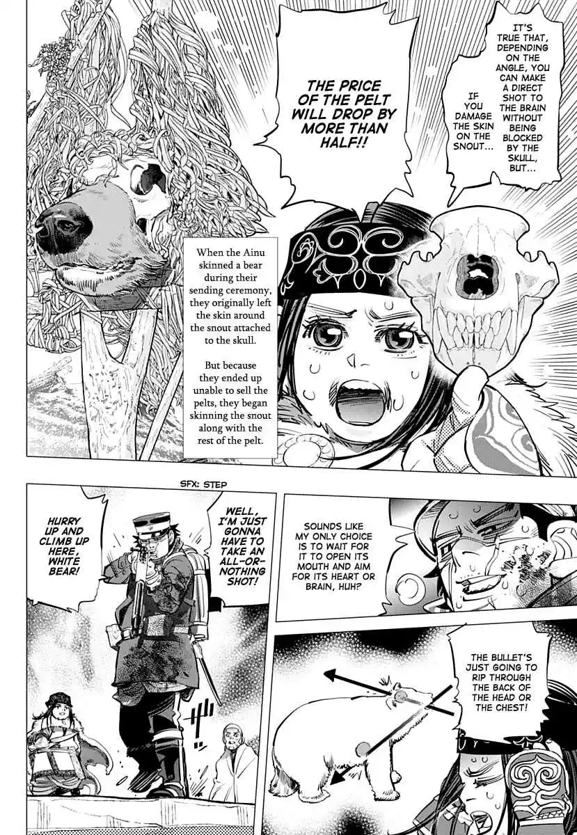 Golden Kamuy Ch. 216 Mysterious White Bear