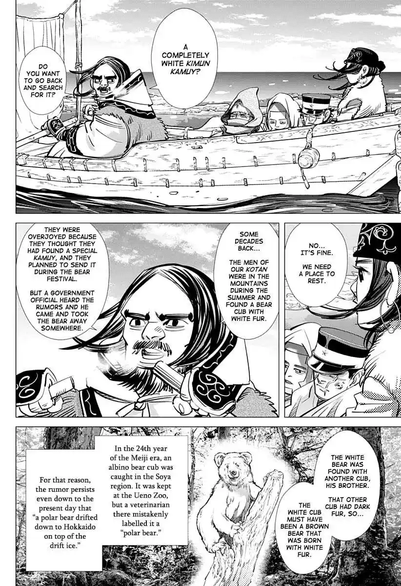 Golden Kamuy Ch. 216 Mysterious White Bear