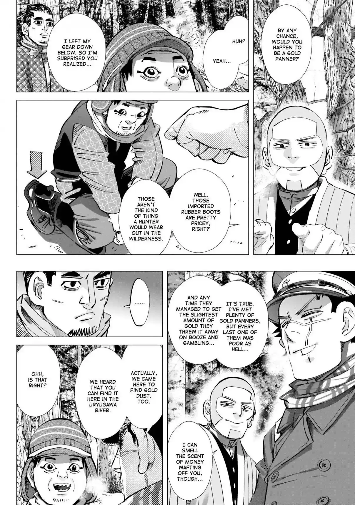Golden Kamuy Ch. 218 The Gold Dust Panners