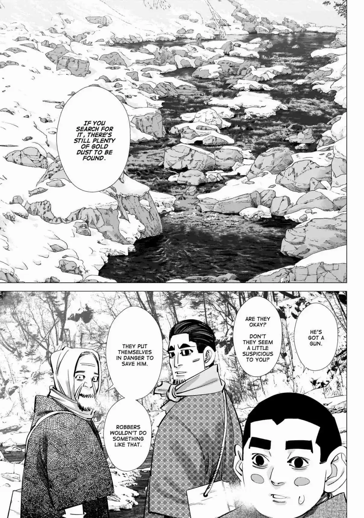Golden Kamuy Ch. 218 The Gold Dust Panners