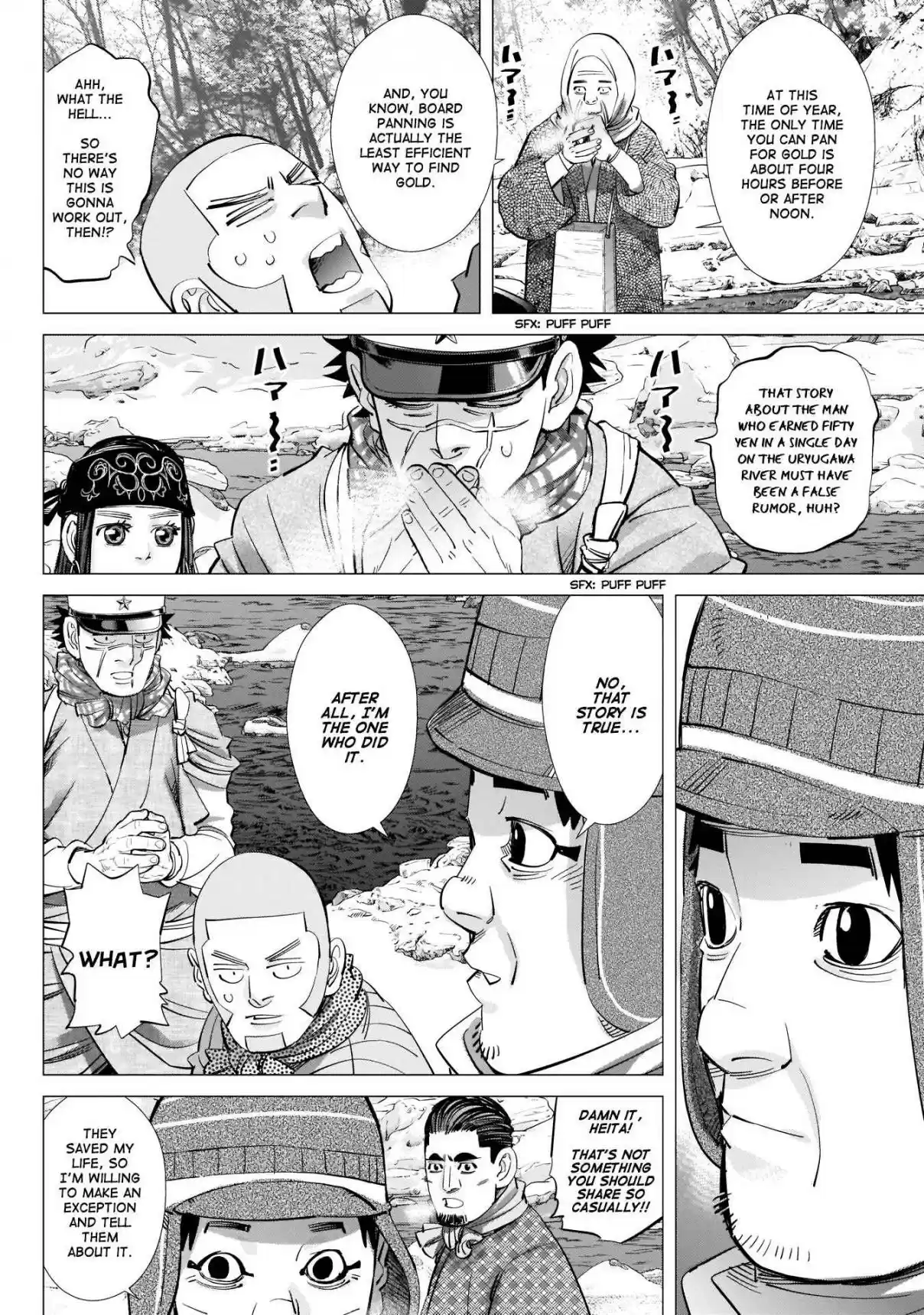 Golden Kamuy Ch. 218 The Gold Dust Panners