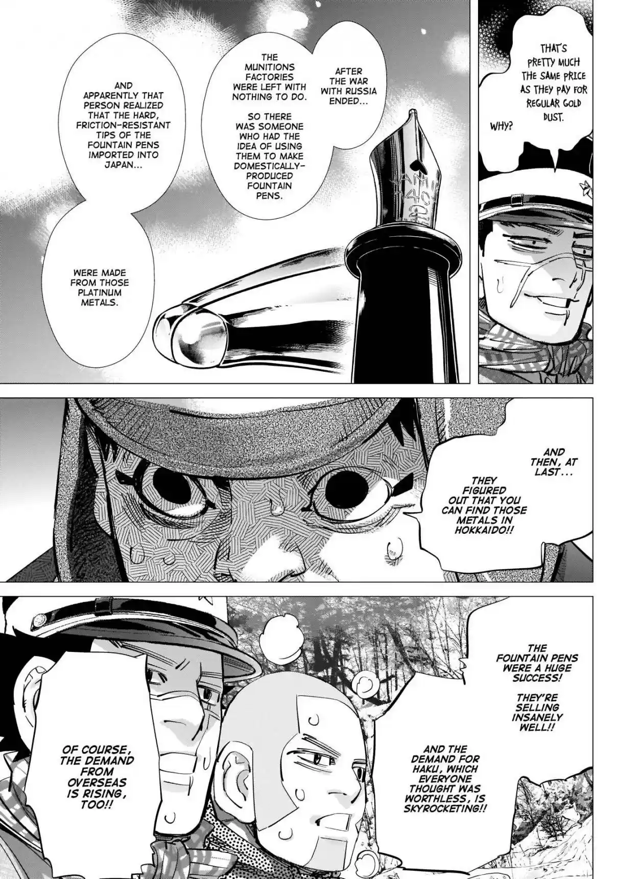 Golden Kamuy Ch. 218 The Gold Dust Panners