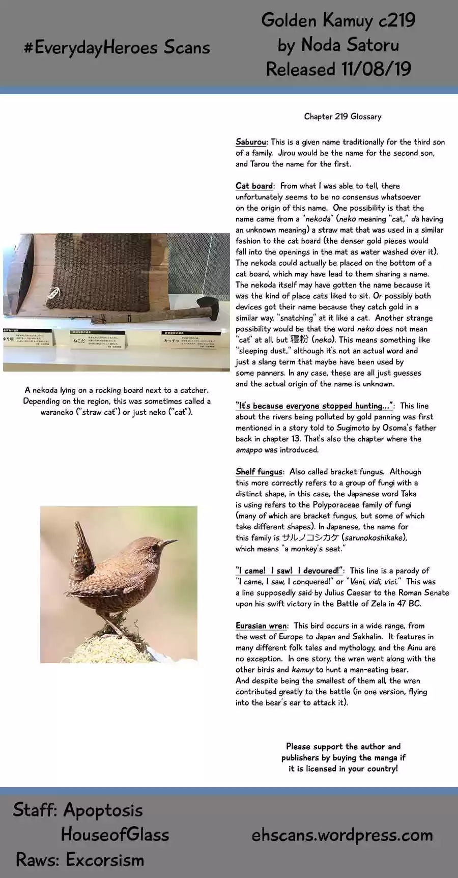 Golden Kamuy Ch. 219 Master Heita