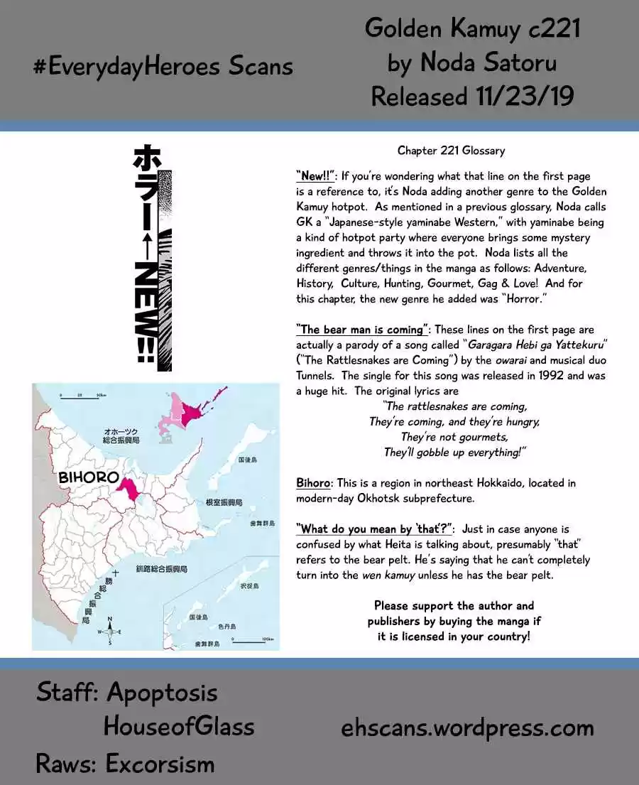 Golden Kamuy Ch. 221 Bear Man