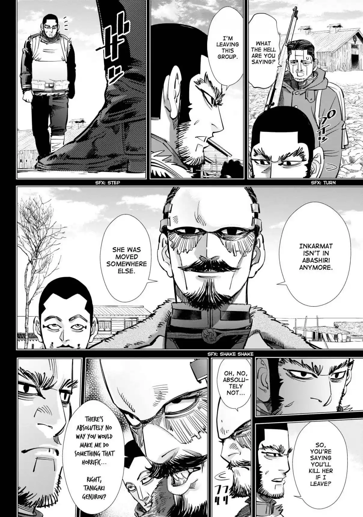 Golden Kamuy Ch. 222 Tattooed Skins