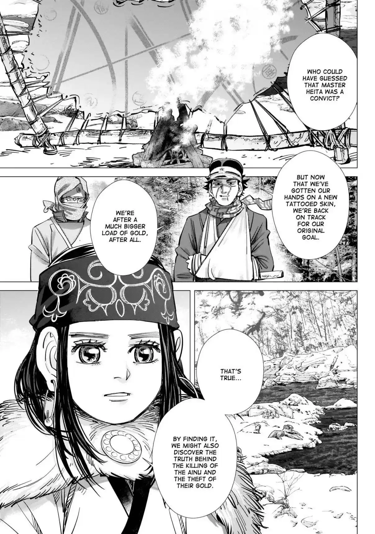 Golden Kamuy Ch. 222 Tattooed Skins