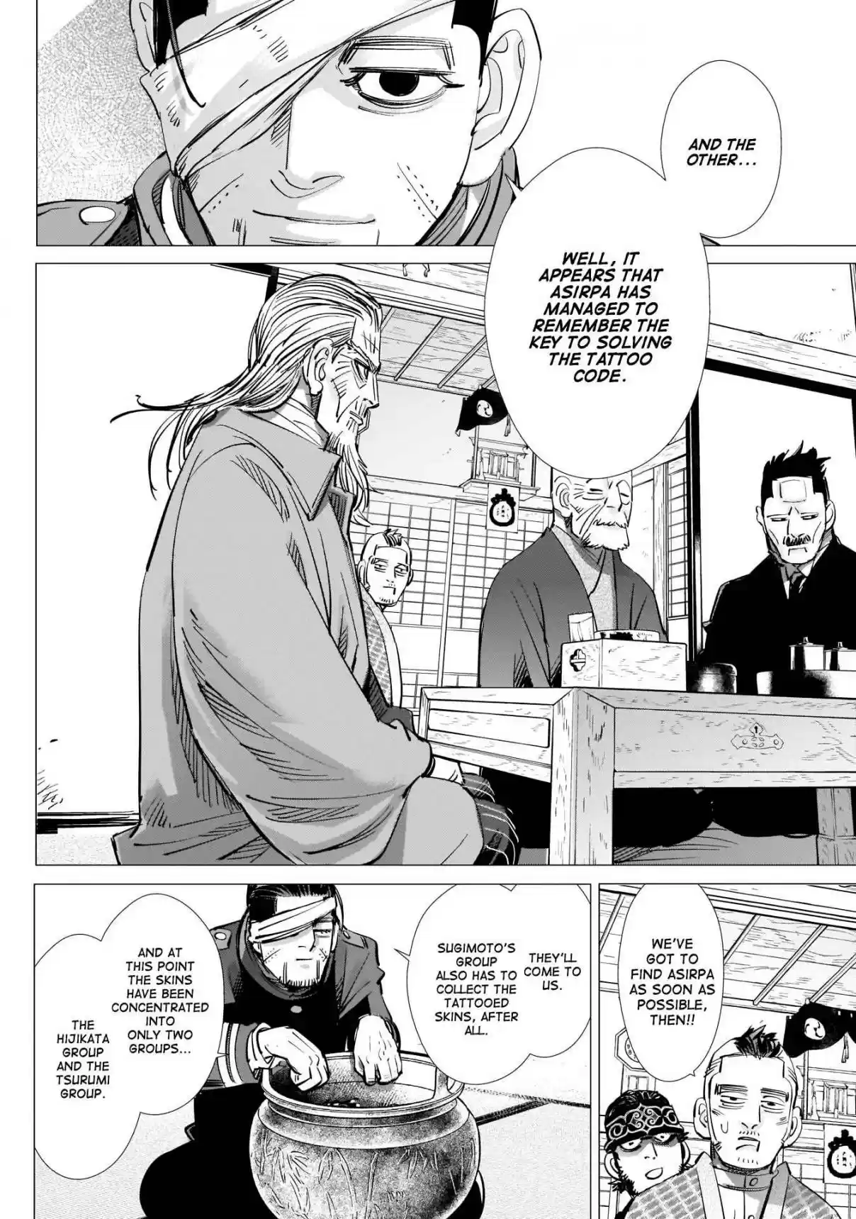 Golden Kamuy Ch. 222 Tattooed Skins