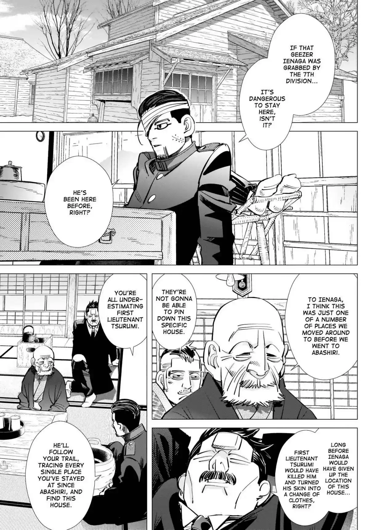 Golden Kamuy Ch. 223 Nikaidou Cheers Up