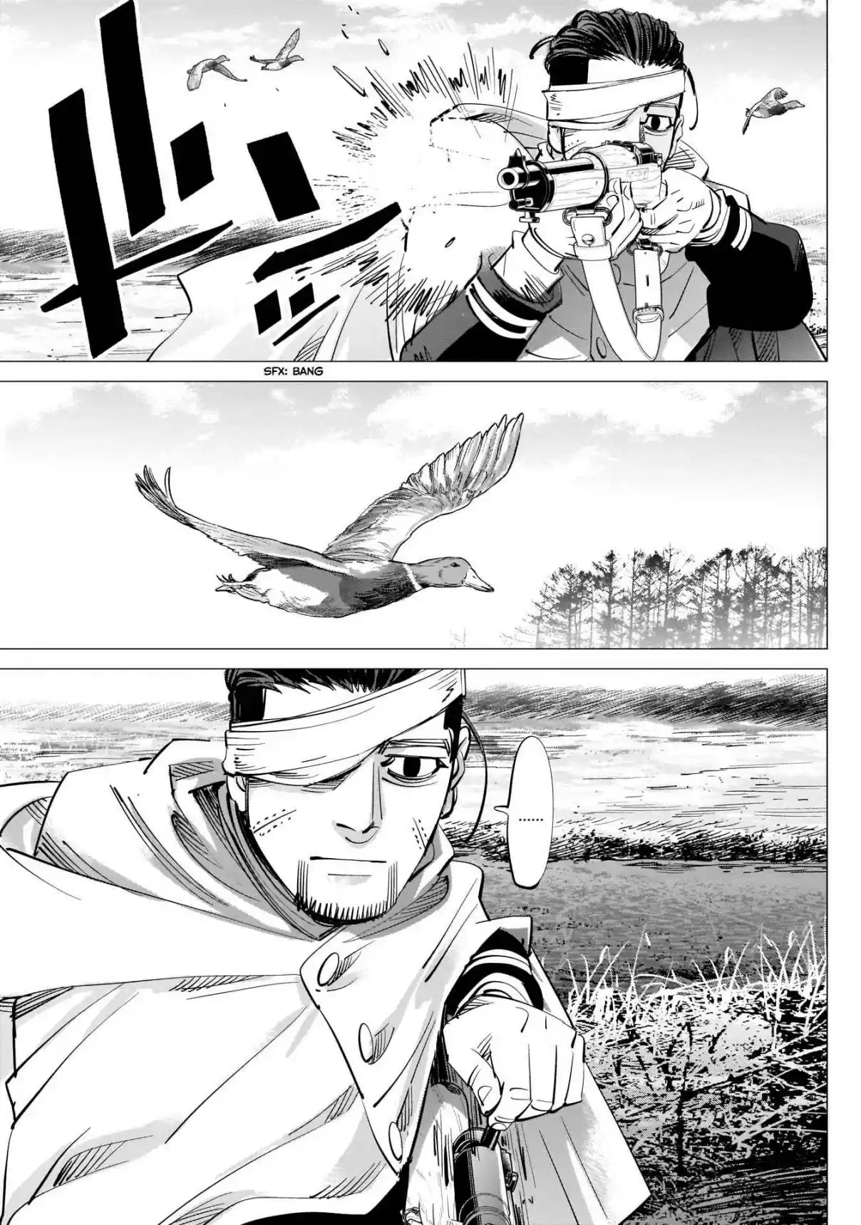 Golden Kamuy Ch. 223 Nikaidou Cheers Up